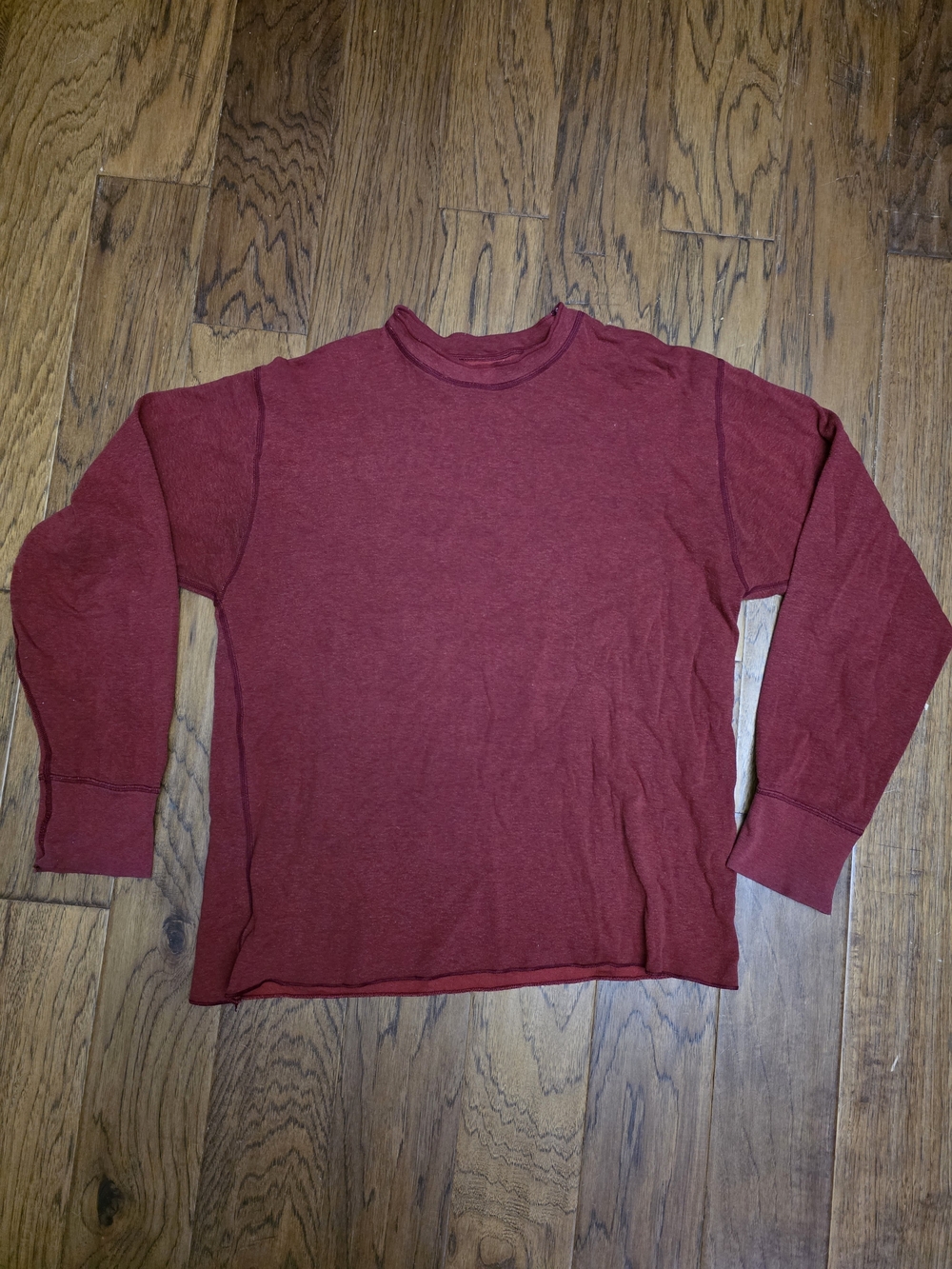 L.L. Bean Red Crewneck Long Sleeve